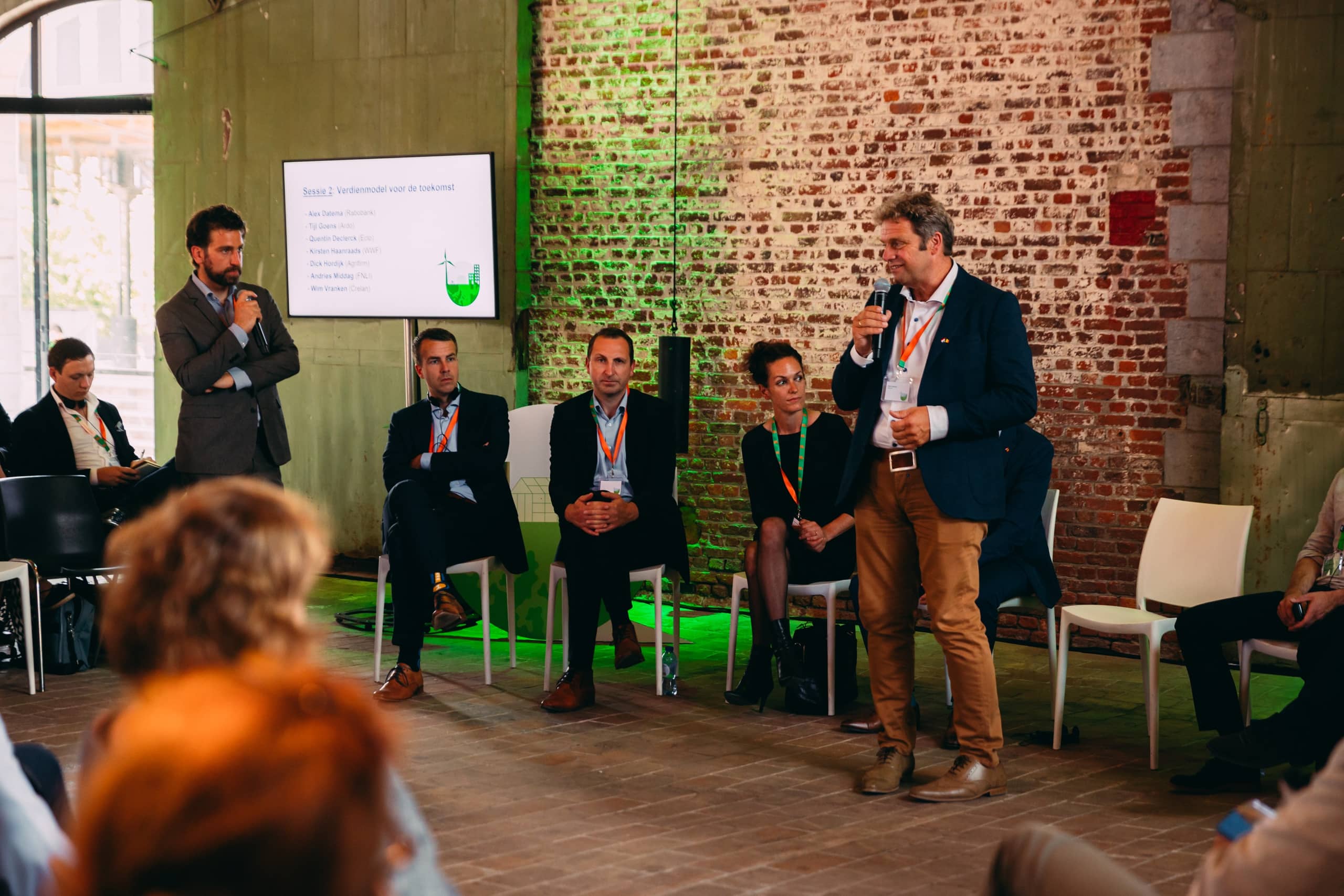 Alex Datema tijdens Climate Tech Forum