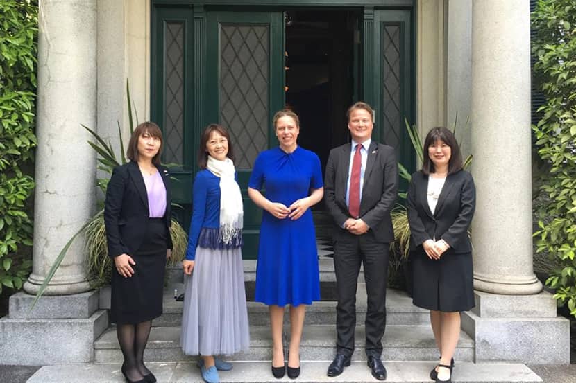 LAN-team met LNV-minister Schouten tijdens G20