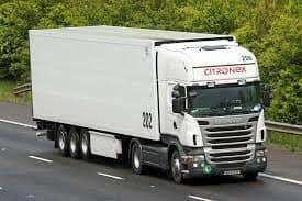 big transportation vehicle with citronex logo on it
