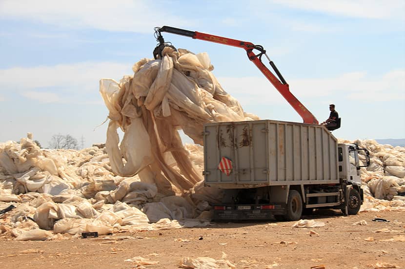 Plastic van foliekassen