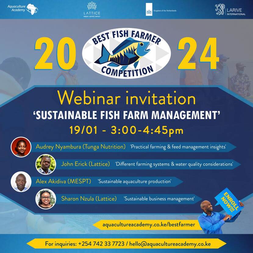 Event - Sustainable fish farm management