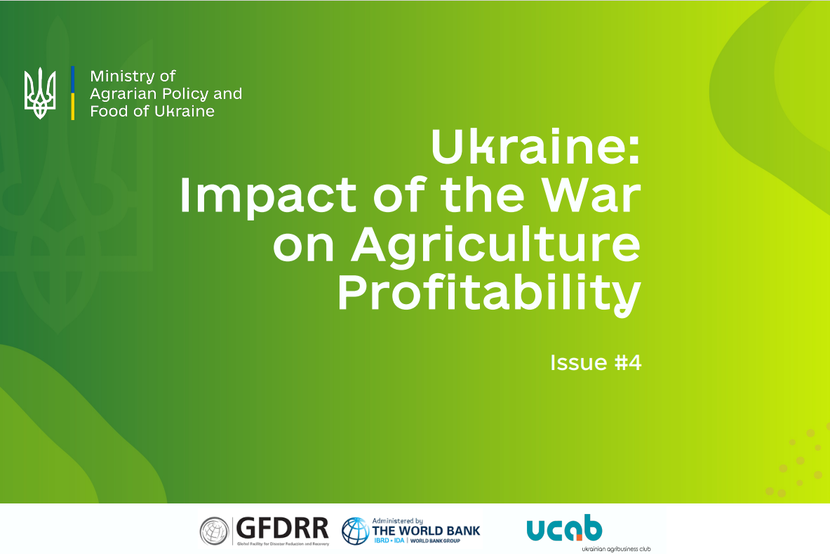 Ukraine:  Impact of the War on Agriculture  Profitability