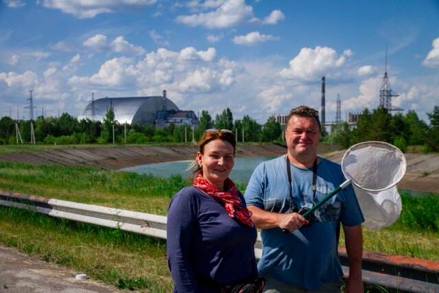 Project team in Chornobyl reserve