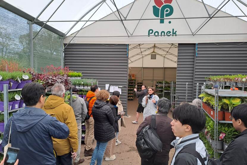 Visit at Panek company