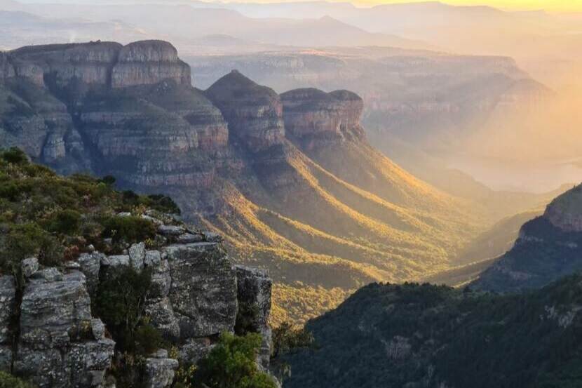 Sunset over the Blyde River Canyon